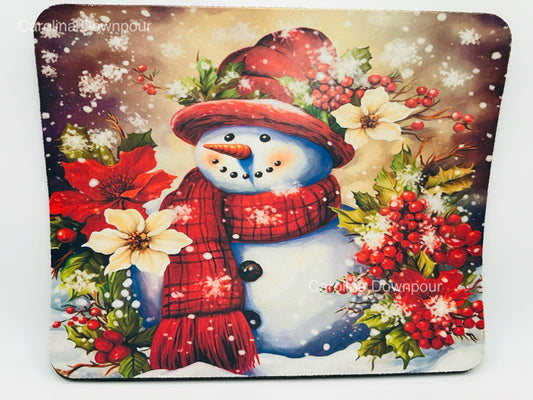 Holiday Snowman-Mouse Pad