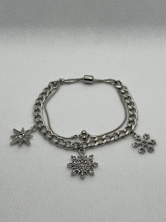 Charm Bracelet-‘24 Snowflakes