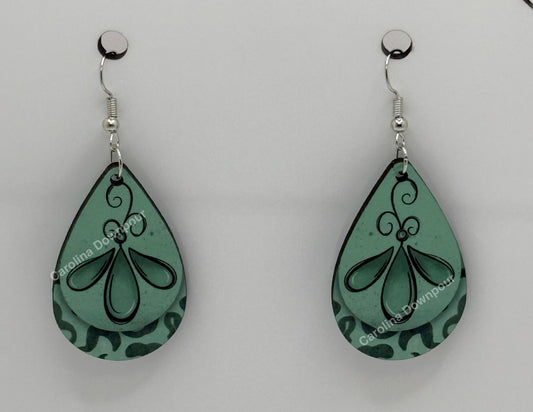 Pastel Spring (Green)-Ear Rings