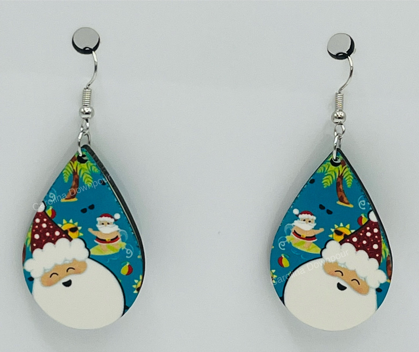 Santa’s Vacation-Ear Rings