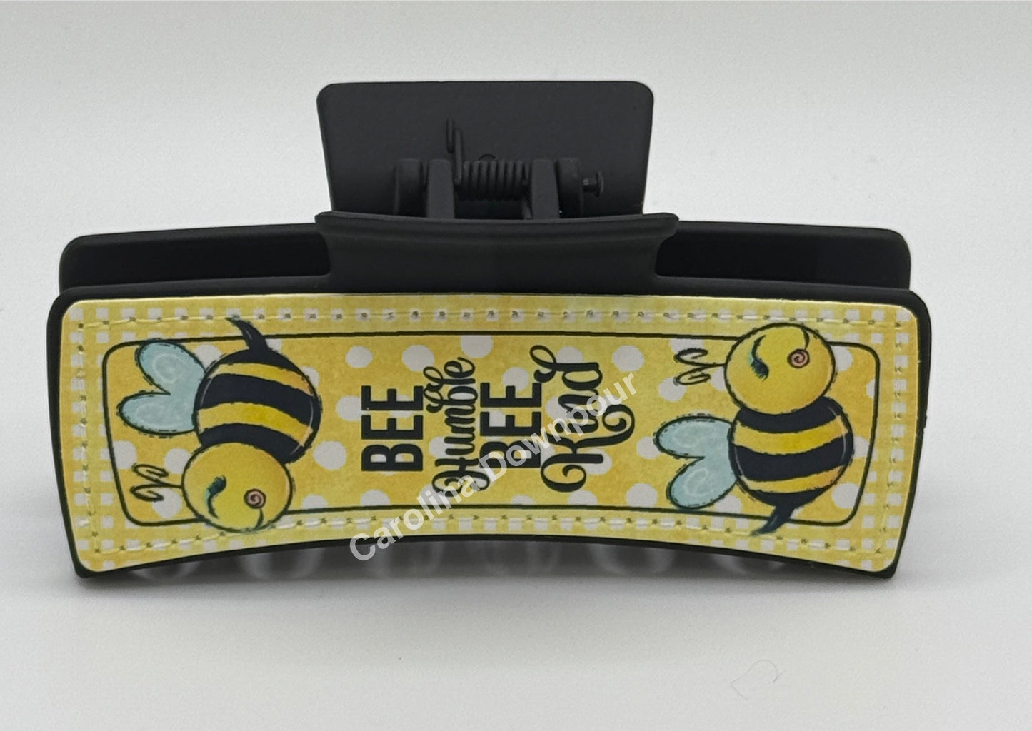 Bee Humble Bee Kind Hair Clip-(4 Inch)