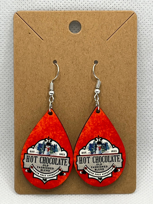 Hot Chocolate Logo-Ear Rings