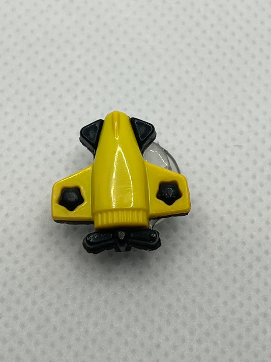 Shoe Charm-Yellow Plane