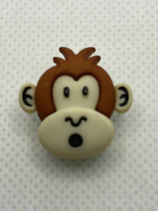 Shoe Charm-Monkey Face